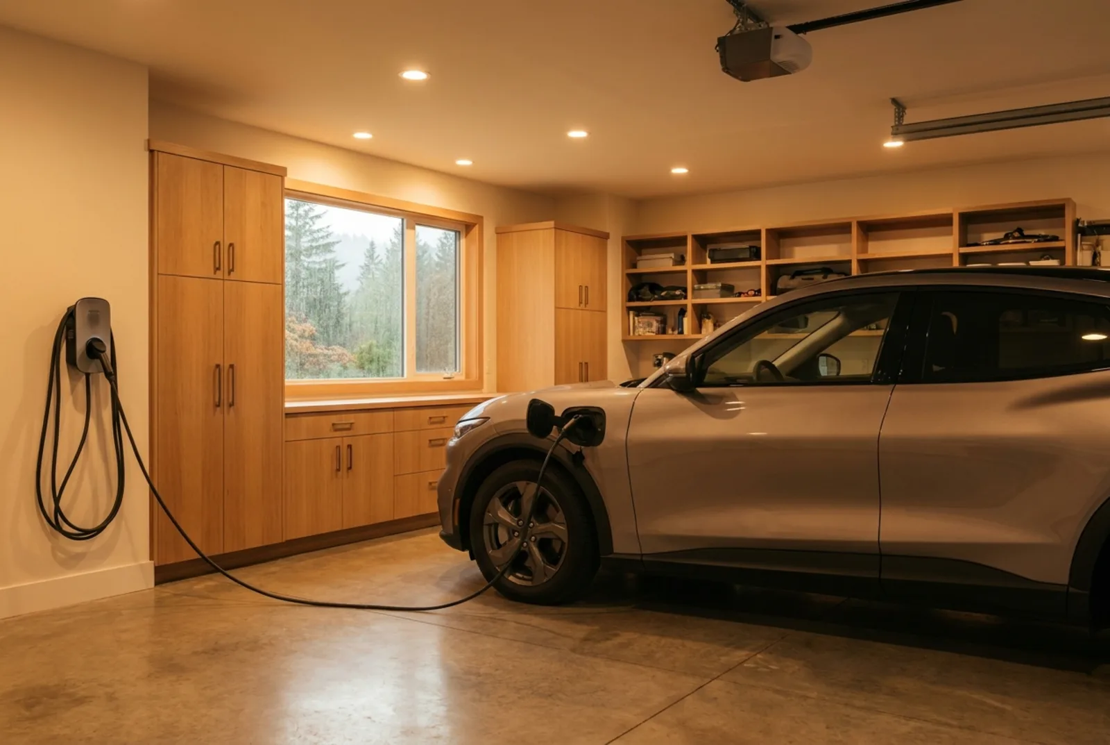 A Black Lotus electrician arriving at a Seattle area home