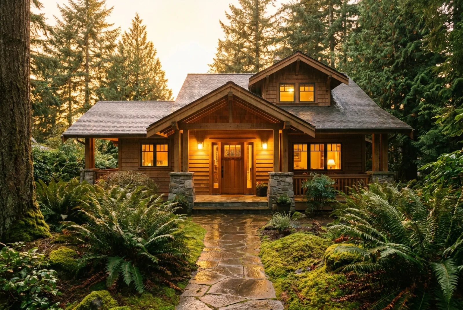 A Black Lotus electrician arriving at a Seattle area home