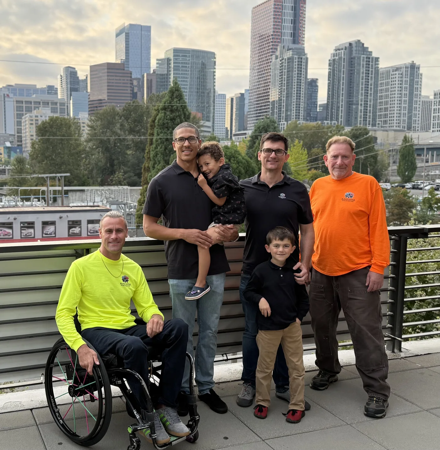 The Black Lotus HVAC and Electrical team together in Seattle